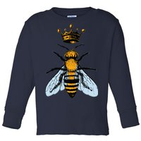 Bee King Crown Toddler Long Sleeve Shirt