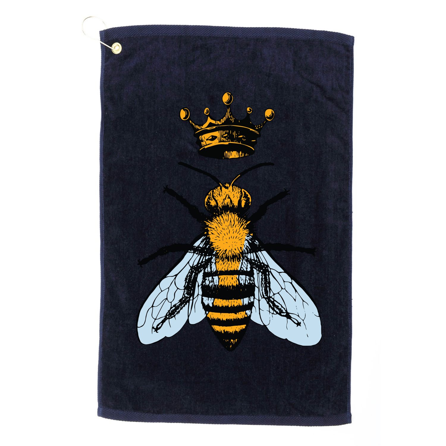Bee King Crown Golf Towel