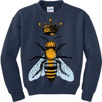 Bee King Crown Kids Sweatshirt