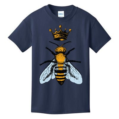 Bee King Crown Kids T-Shirt