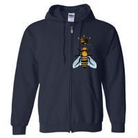 Bee King Crown Full Zip Hoodie