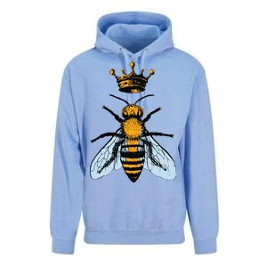 Bee King Crown Unisex Surf Hoodie