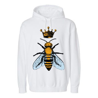 Bee King Crown Garment-Dyed Fleece Hoodie