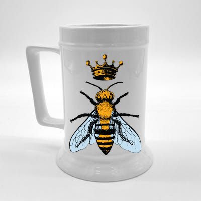 Bee King Crown Beer Stein