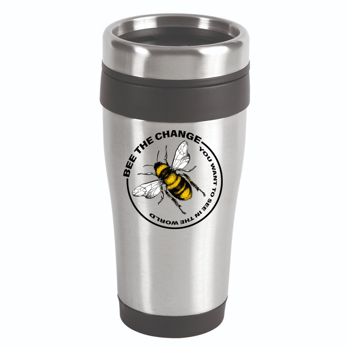 Bee The Change 16oz Travel Tumbler