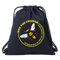 Bee The Change Drawstring Bag