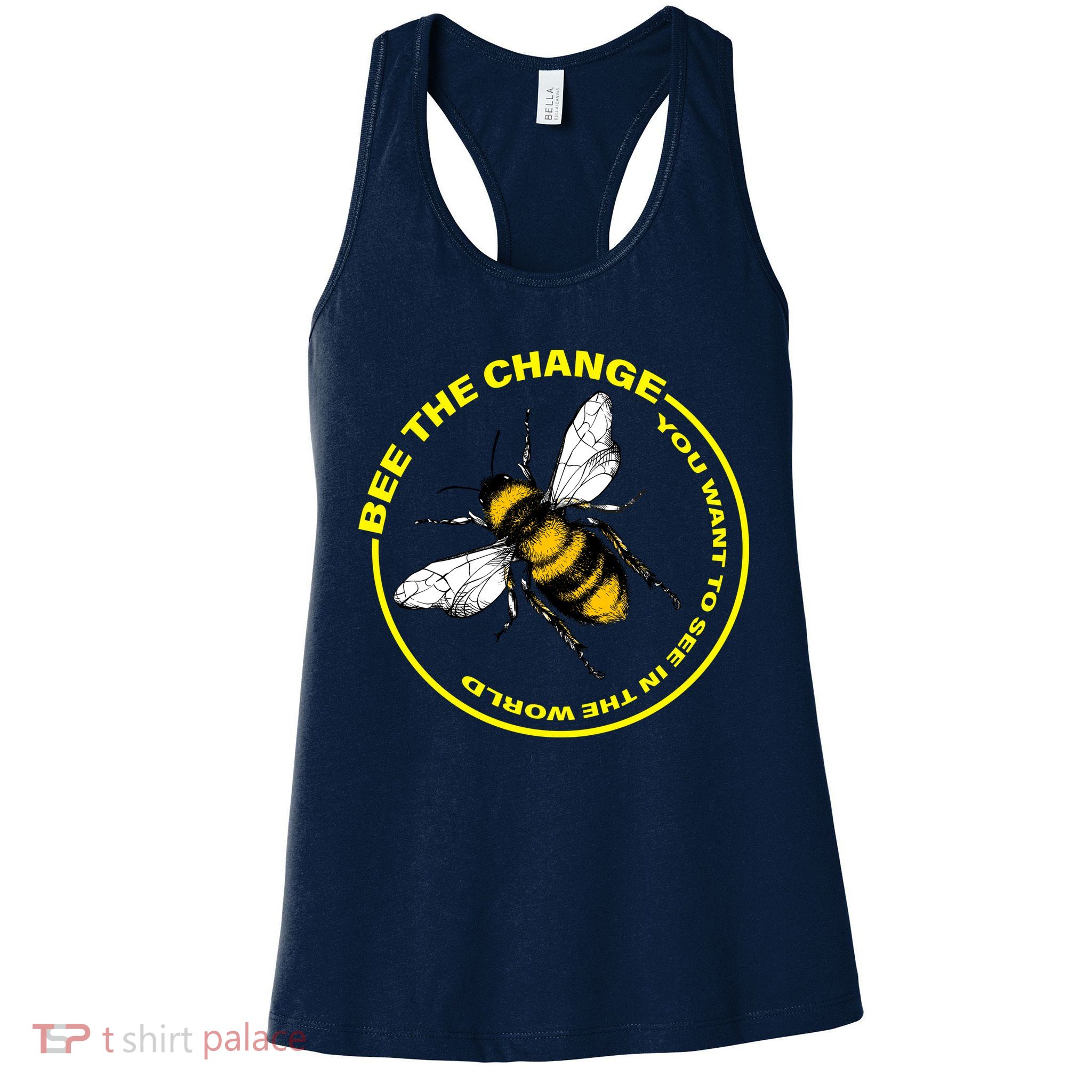 Bee The Change Womens Tank Top