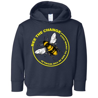 Bee The Change Toddler Hoodie