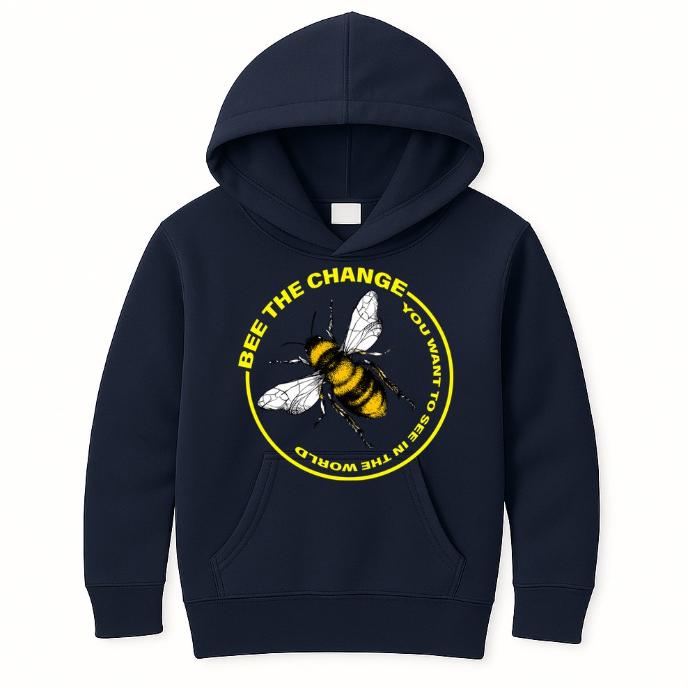 Bee The Change Kids Hoodie