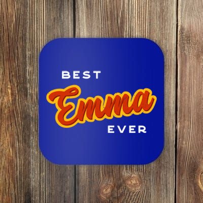 Best Emma Ever Funny Couples Humor Lovers Sarcastic Name Gift Coaster