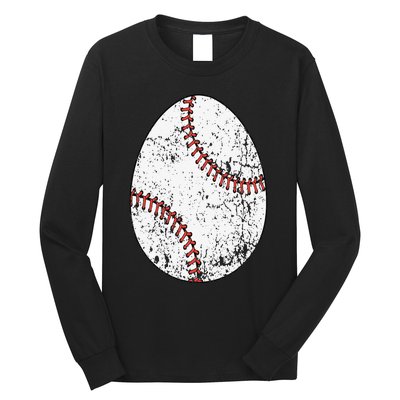 Baseball Easter Egg Long Sleeve Shirt