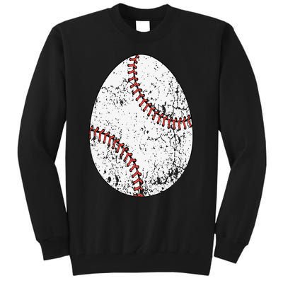 Baseball Easter Egg Tall Sweatshirt