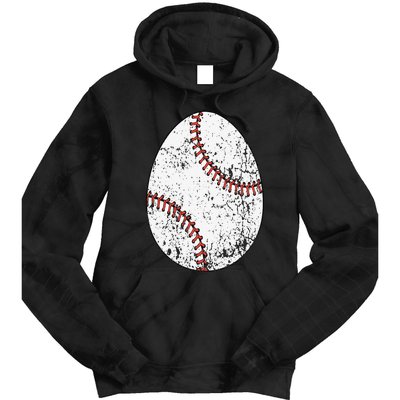 Baseball Easter Egg Tie Dye Hoodie