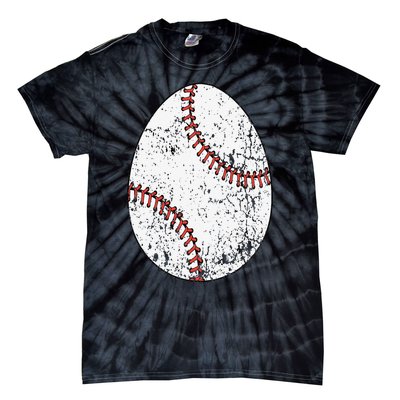 Baseball Easter Egg Tie-Dye T-Shirt