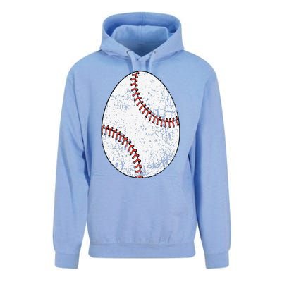 Baseball Easter Egg Unisex Surf Hoodie