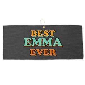 Best Emma Ever Funny Name Humor Nickname Sarcastic Friends Great Gift Large Microfiber Waffle Golf Towel