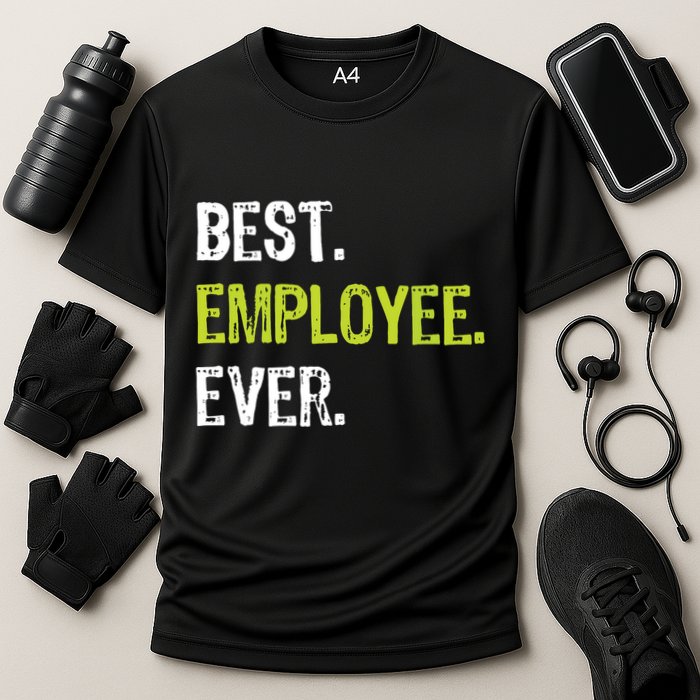 Best Employee Ever Employee Of The Month Cooling Performance Crew T-Shirt