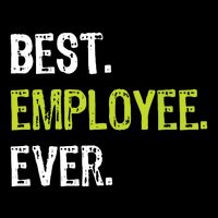Best Employee Ever Employee Of The Month Drawstring Bag