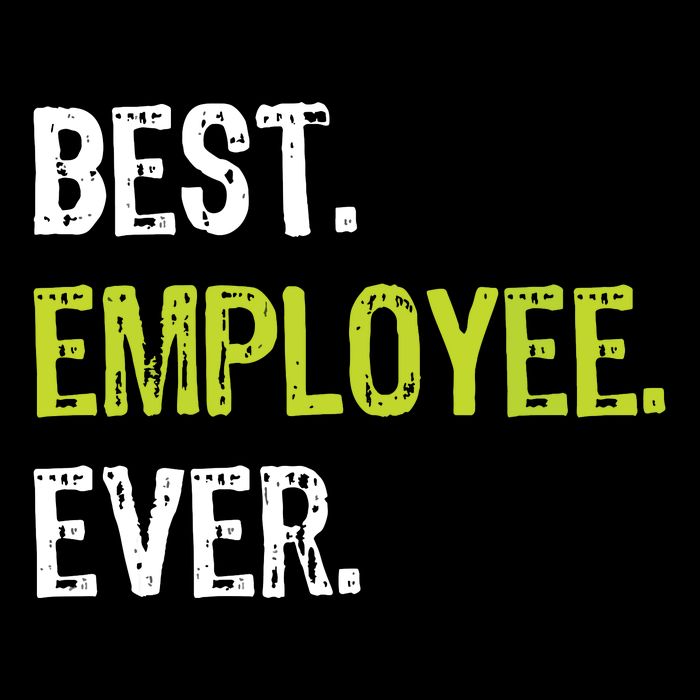 Best Employee Ever Employee Of The Month Drawstring Bag