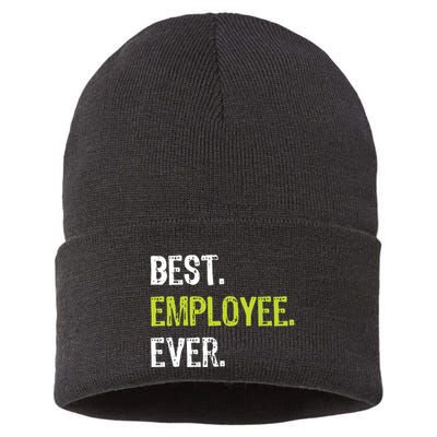 Best Employee Ever Employee Of The Month Sustainable Knit Beanie