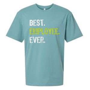 Best Employee Ever Employee Of The Month Sueded Cloud Jersey T-Shirt