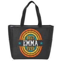 Best Emma Ever Funny Emma Name Zip Tote Bag