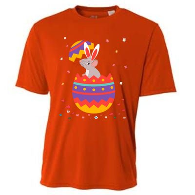 Bunny Ears Eggs Costume Cute Easter Day Graphic Rat Great Gift Cooling Performance Crew T-Shirt