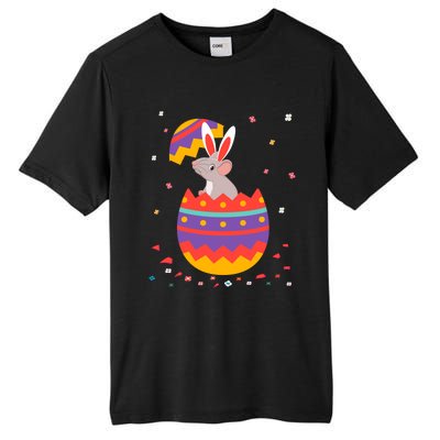 Bunny Ears Eggs Costume Cute Easter Day Graphic Rat Great Gift Tall Fusion ChromaSoft Performance T-Shirt