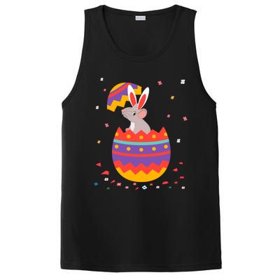 Bunny Ears Eggs Costume Cute Easter Day Graphic Rat Great Gift PosiCharge Competitor Tank