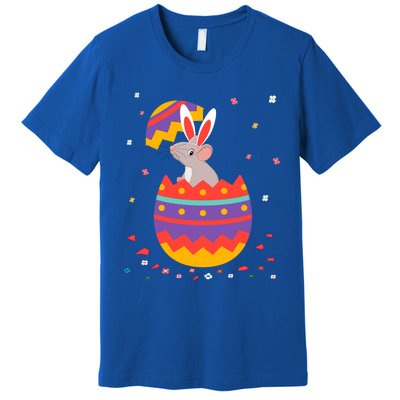 Bunny Ears Eggs Costume Cute Easter Day Graphic Rat Great Gift Premium T-Shirt