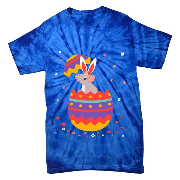 Bunny Ears Eggs Costume Cute Easter Day Graphic Rat Great Gift Tie-Dye T-Shirt