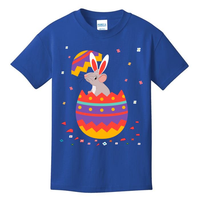 Bunny Ears Eggs Costume Cute Easter Day Graphic Rat Great Gift Kids T-Shirt