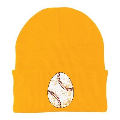 Baseball Easter Egg Knit Cap Winter Beanie