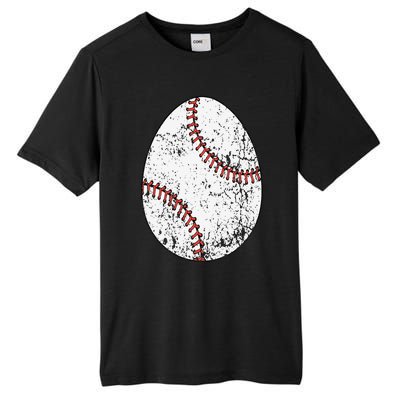 Baseball Easter Egg Tall Fusion ChromaSoft Performance T-Shirt