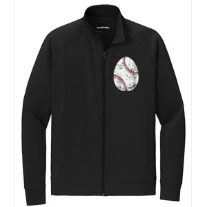 Baseball Easter Egg Stretch Full-Zip Cadet Jacket