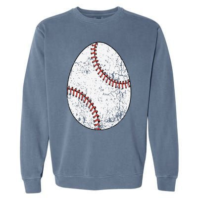 Baseball Easter Egg Garment-Dyed Sweatshirt