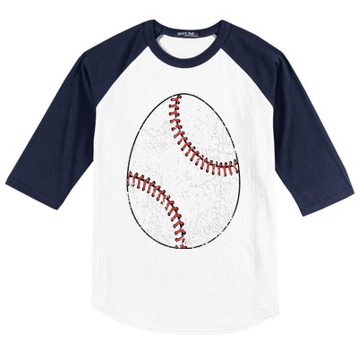 Baseball Easter Egg Baseball Sleeve Shirt