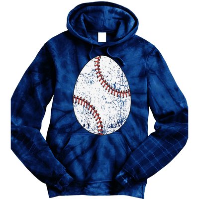 Baseball Easter Egg Tie Dye Hoodie