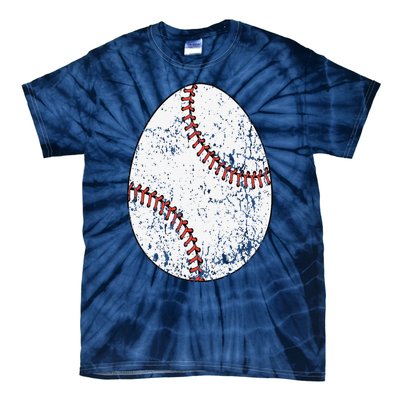 Baseball Easter Egg Tie-Dye T-Shirt