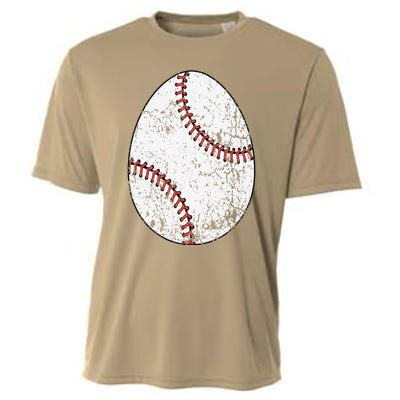 Baseball Easter Egg Cooling Performance Crew T-Shirt