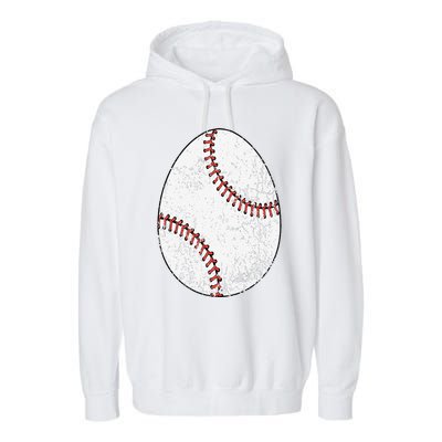 Baseball Easter Egg Garment-Dyed Fleece Hoodie