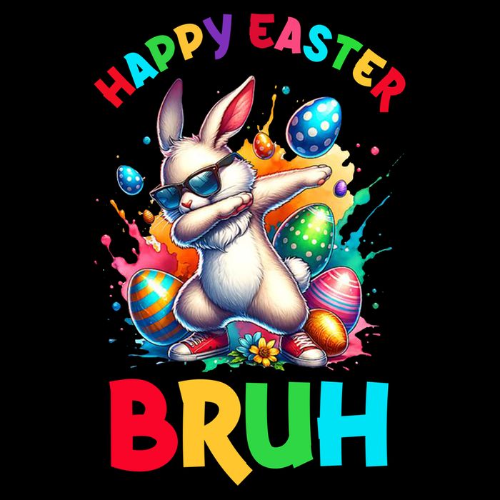 Bruh Easter Egg Bunny Funny Cute Performance Shirt