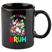 Bruh Easter Egg Bunny Funny Cute 11oz C Handle Ceramic Mug