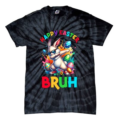 Bruh Easter Egg Bunny Funny Cute Tie-Dye T-Shirt