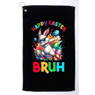 Bruh Easter Egg Bunny Funny Cute Golf Towel