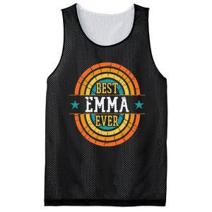 Best Emma Ever  Funny Emma Name Mesh Reversible Basketball Jersey Tank