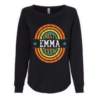 Best Emma Ever  Funny Emma Name Womens California Wash Sweatshirt