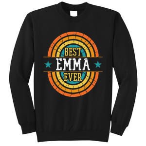 Best Emma Ever  Funny Emma Name Tall Sweatshirt