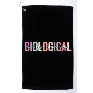 Biological Engineer Engineering Meaningful Gift Platinum Collection Golf Towel