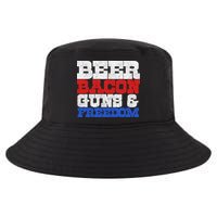 Beer Bacon Guns And Freedom Cool Comfort Performance Bucket Hat